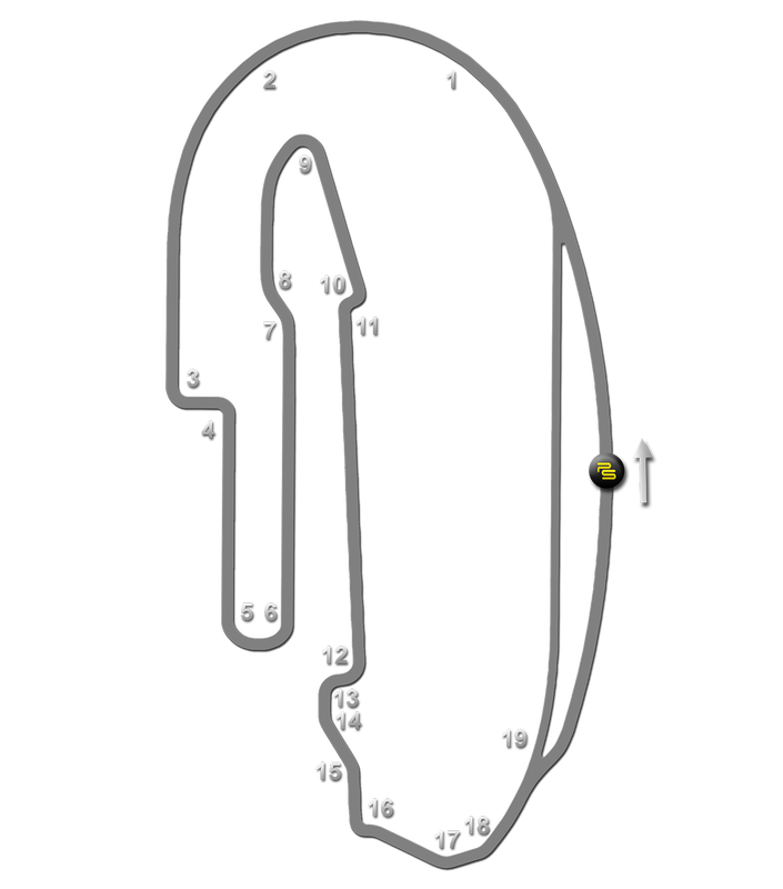 AUTO CLUB SPEEDWAY ROAD COURSE GUIDE & TRACK MAP