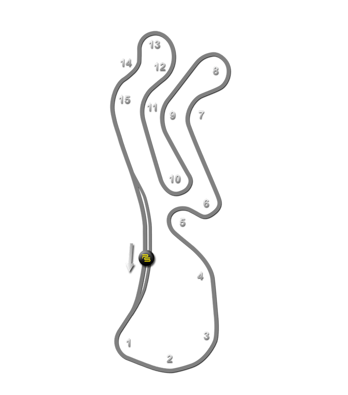 Palmer Motorsports Park Track Guide Map